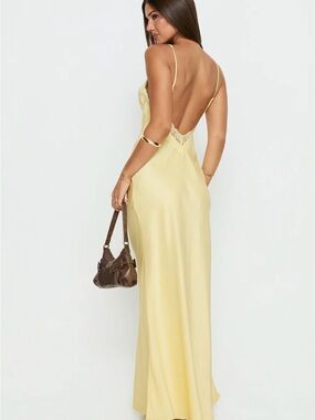 south of france maxi dress yellow princess polly Princess Polly SOUTH OF FRANCE MAXI DRESS
